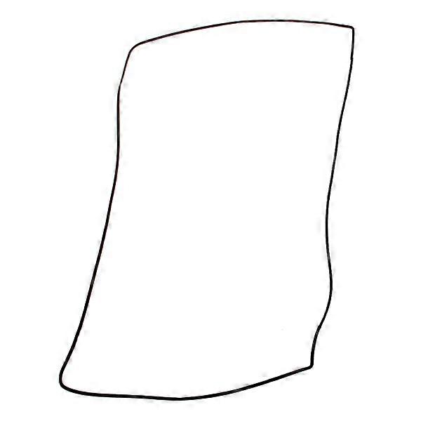 LCD Screen Display Rubber Middle Frame Bezel Ring for Macbook Air A1369 A1466 - Laptop Part