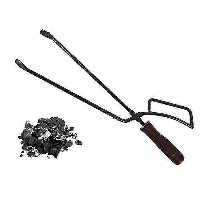 Solid Wood Handle BBQ Carbon Clips Non-Hot Grip