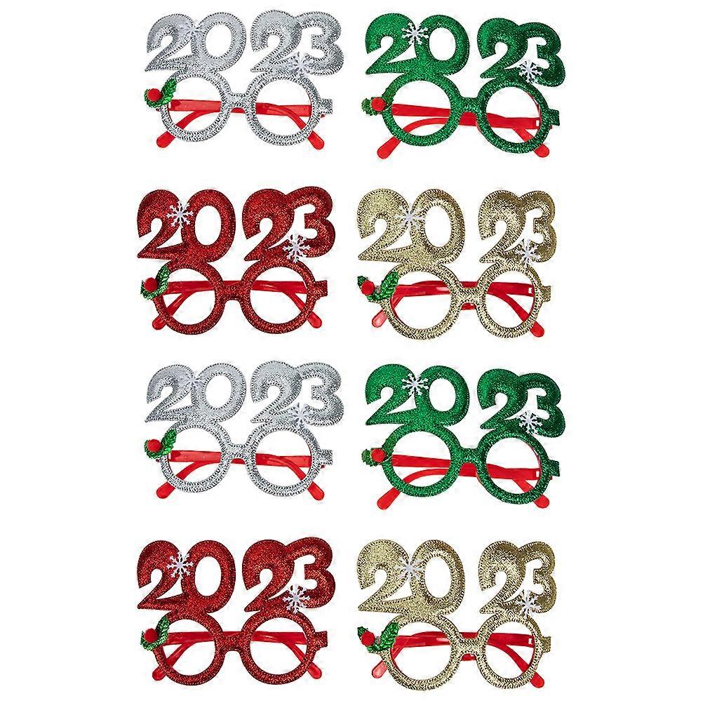 New Year Eyeglasses, Adorable Decorative Frames for Photos and Events, Safe Material