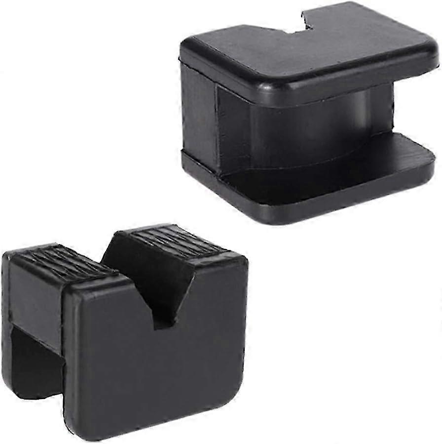 4 Pack Jack Rubber Pad Adapter For Jack Stand Universal Rubber Slotted Frame Rail Pinch Welds Protector 2 Types Floor Jack Pad Adapter 2025