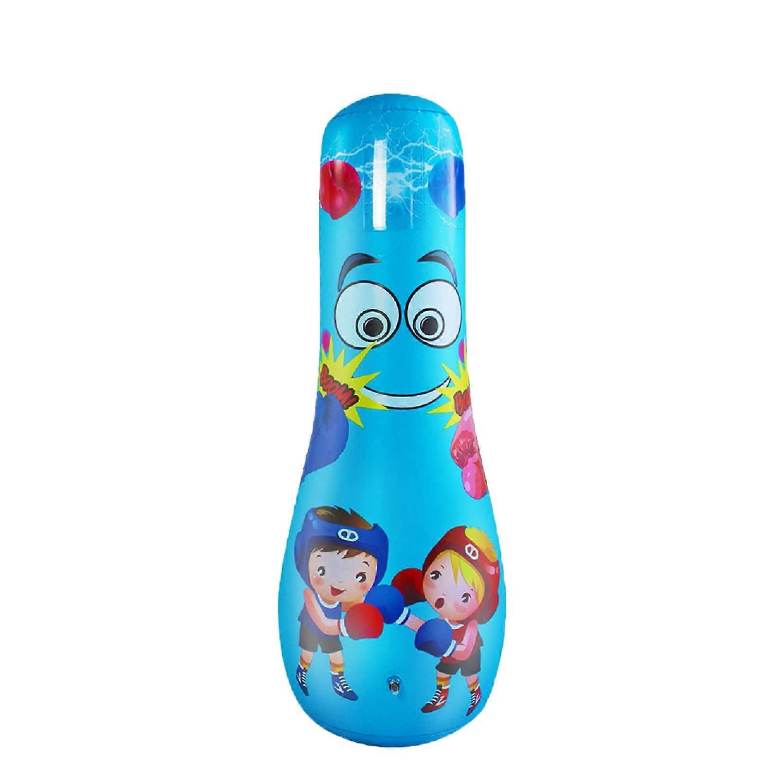 Inflatable Punch Bag For Kids - Free Standing Boxing Toy, Air Bop Bag For Boys And Girls, Exercise And Stress Relief