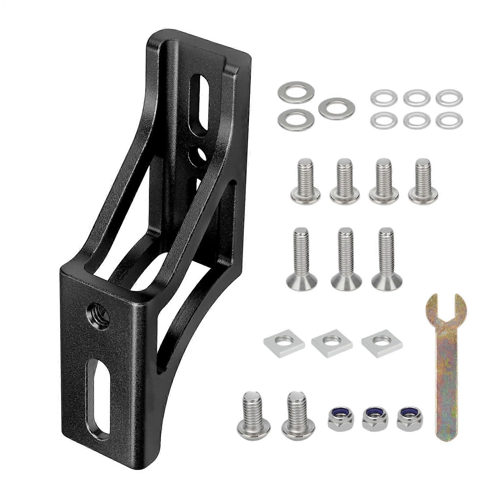 Stem Mount For Folding Bike Front Wheel Carrier Adapter For Folding Bikes Ergonomic Carrying Support For Commuters Black