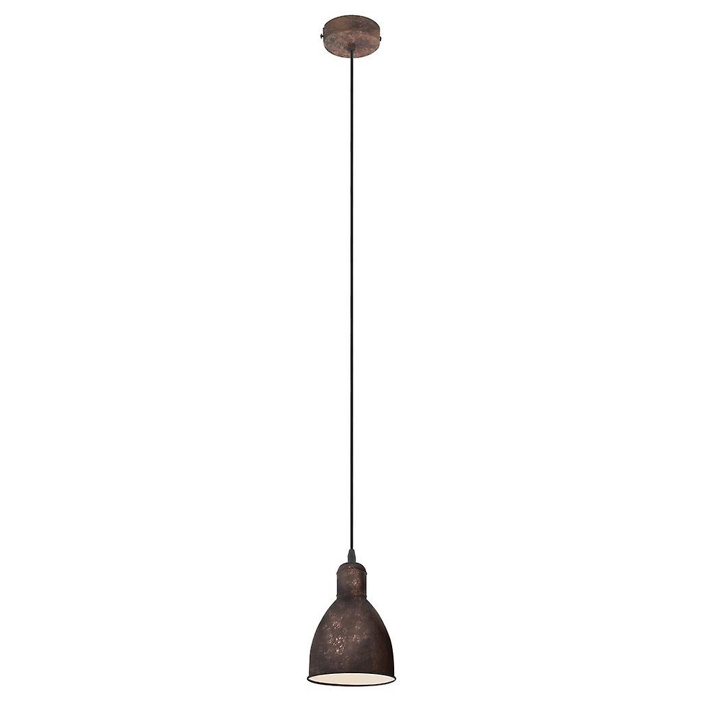 Priddy Dome Pendant Ceiling Light Copper-Coloured Antique