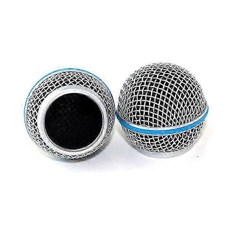 2pcs Microphone Grill Replacement For Beta58a Sm58 Pgx24 Slx24 - Mic Ball Head Mesh