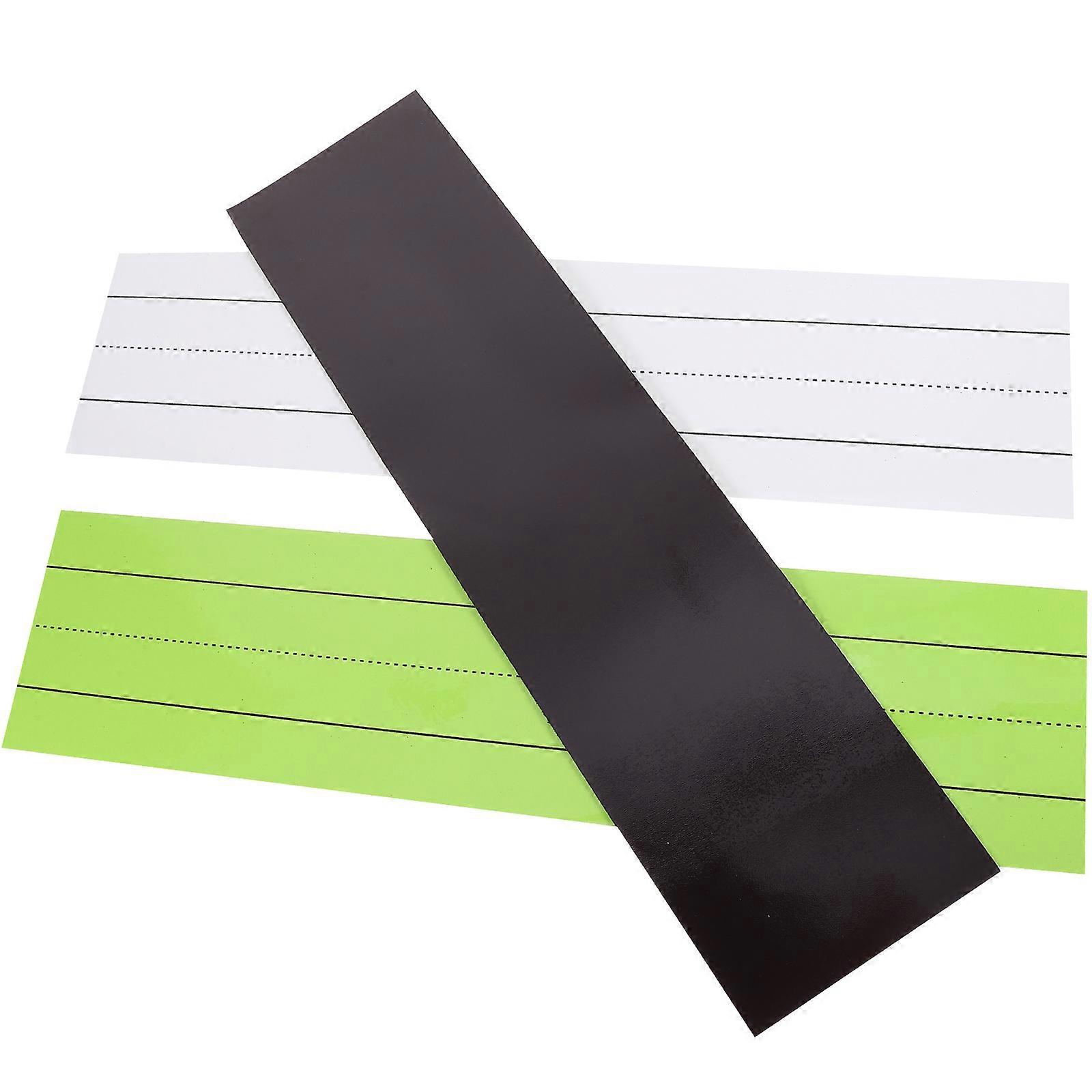 3pcs Magnetic Strips for Whiteboard Sentence Strips Magnetic Lined Strip Set