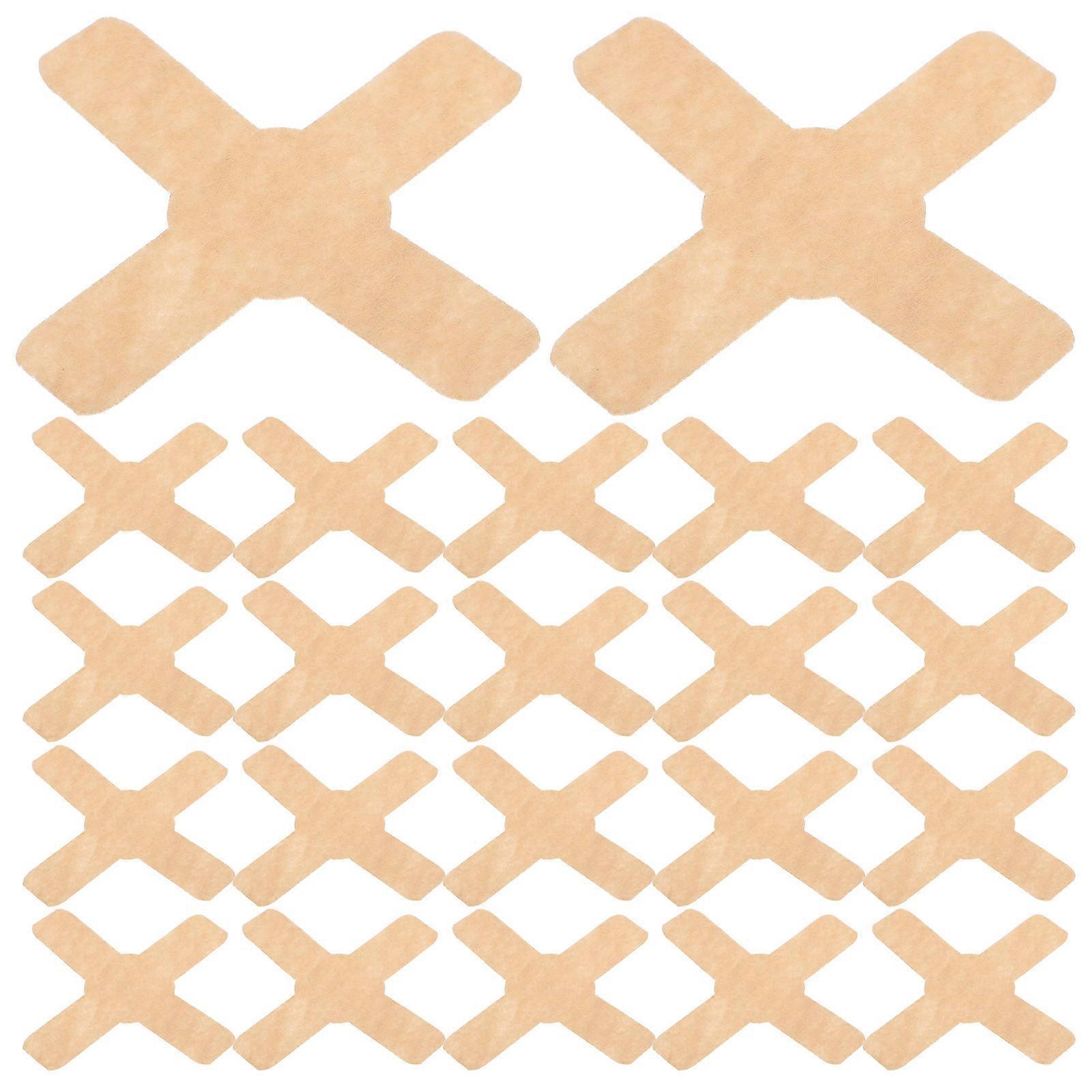 50pcs Beige Felt Cup Dividers Protectors for Home Use Anticollision Design Soft Material Size 8 x 8 Inches