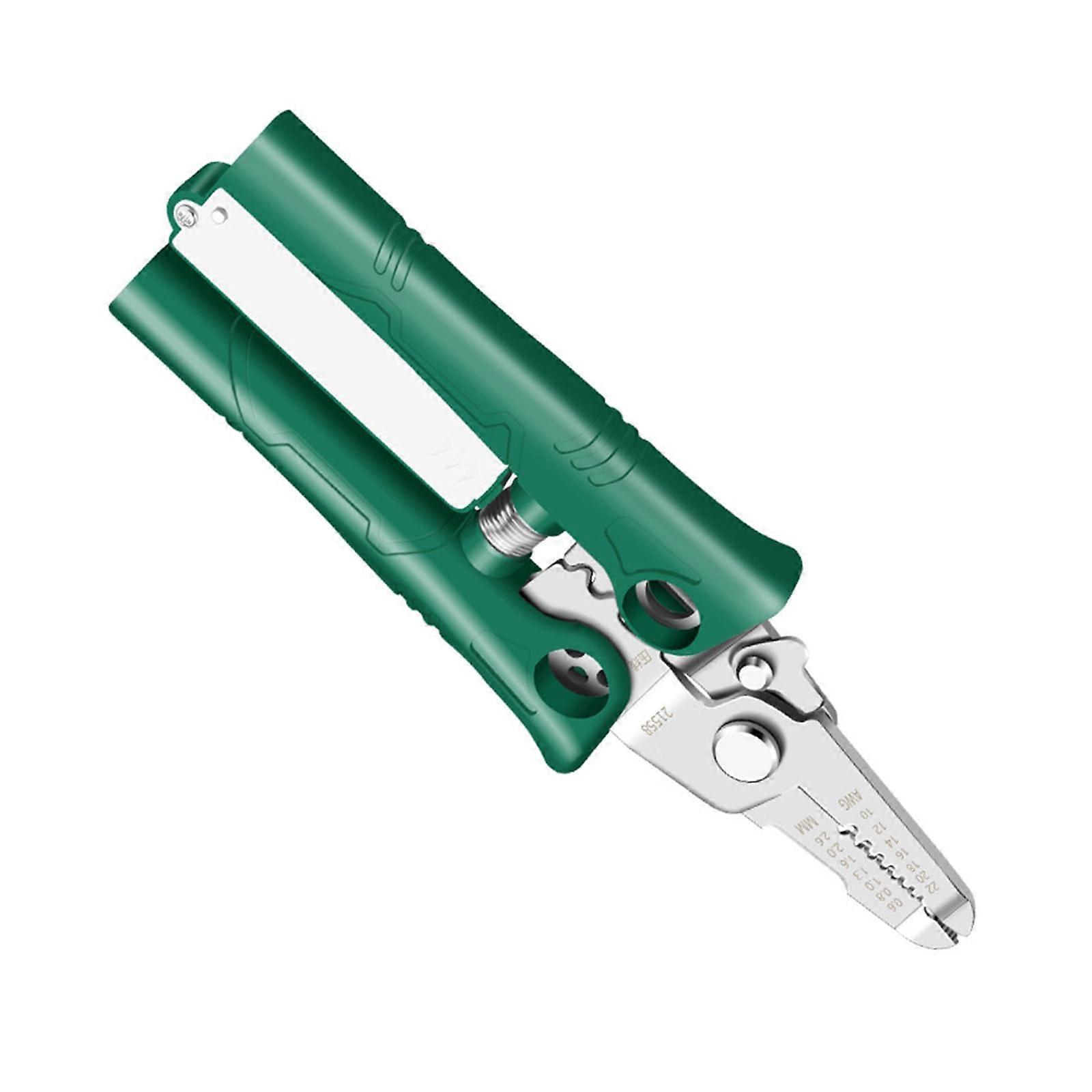Stripping pliers, 16in1, stripping pliers for cutting, pulling, scissors with current measurement function, steel, multitool for electricians