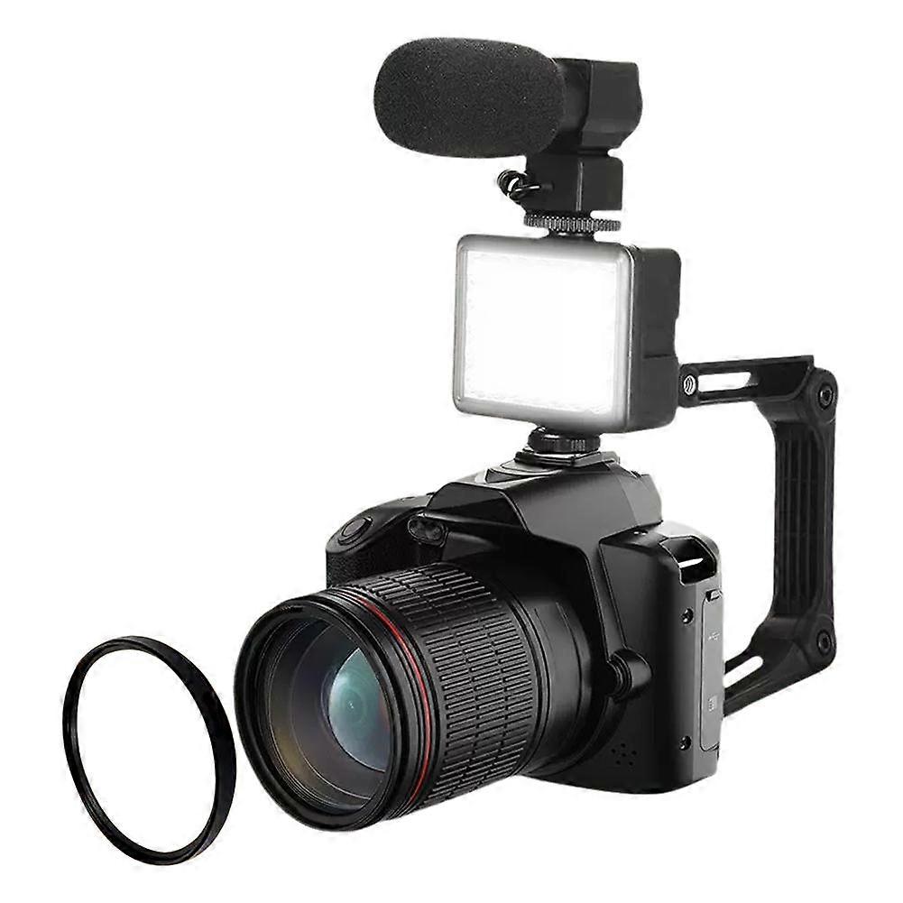 4K WiFi Digital Camera for Vlogging 64MP IR Night Vision 16X Zoom 4800mAh Battery with Tripod Mic for Students Beginners