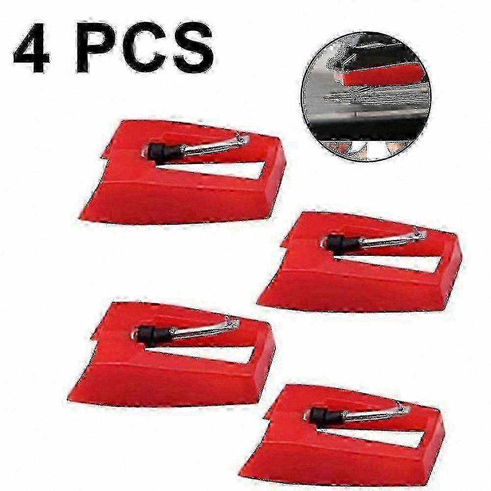 Replacement Stylus for Turntable Record Player Needle 4-Pack Phonograph Accessory