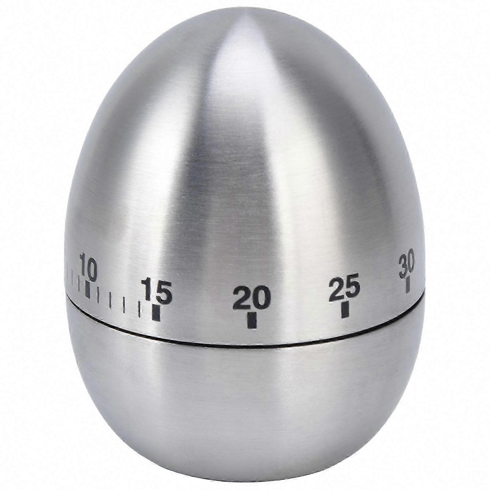 Egg Timer for Cooking - 60 Minute Manual Mechanical Kitchen Timer with Clear Scale Design