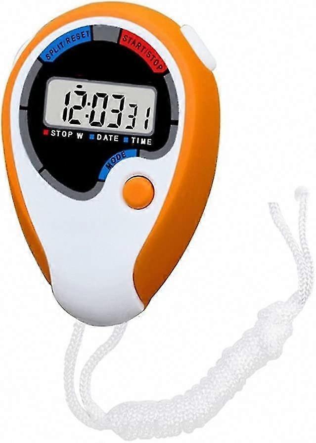 Classic Digital Professional Portable LCD Chronograph Sport Stopwatch Timer 80x57x19mm