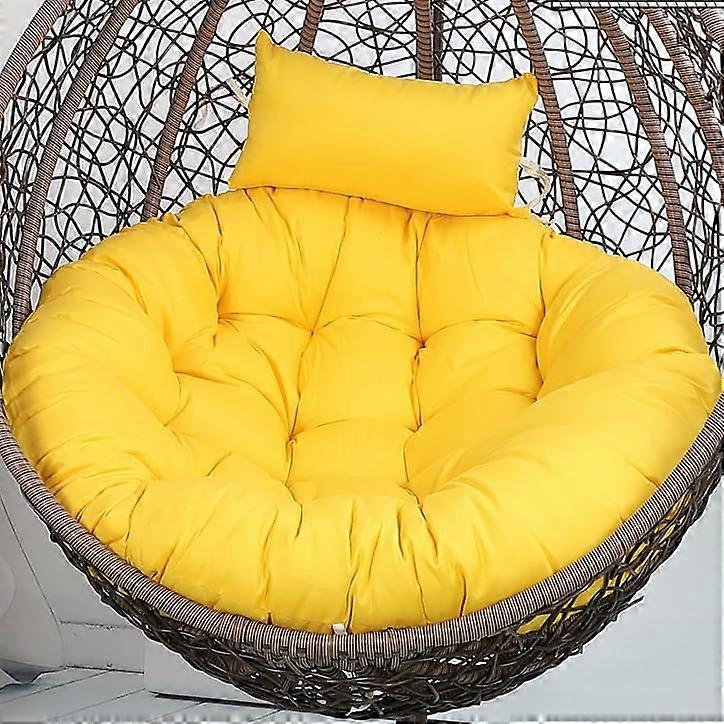 Egg Chair Swing Cushion, Waterproof Hanging Hammock Chair Cushion, Bright Yellow,120CM Ref: 3640