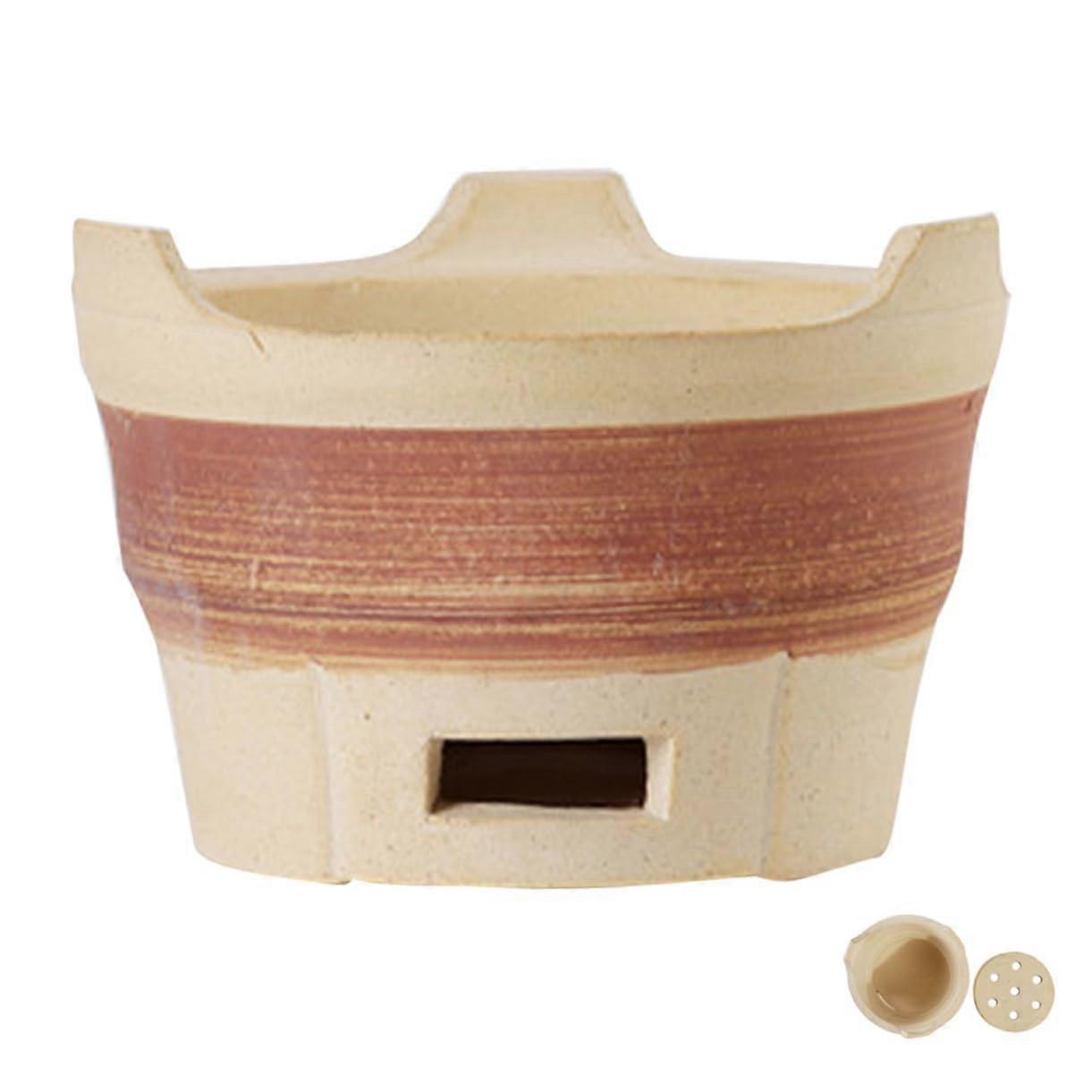 Stufa Barbecue a carbone Supporto per grigliate in ceramica da esterno per campeggio e barbecue