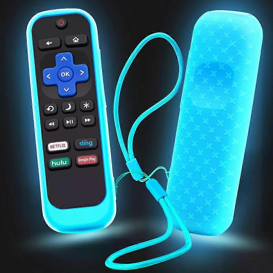 Silicone Remote Case, Compatible with Roku Remote, Streaming Stick, Express, Premiere & Media Players