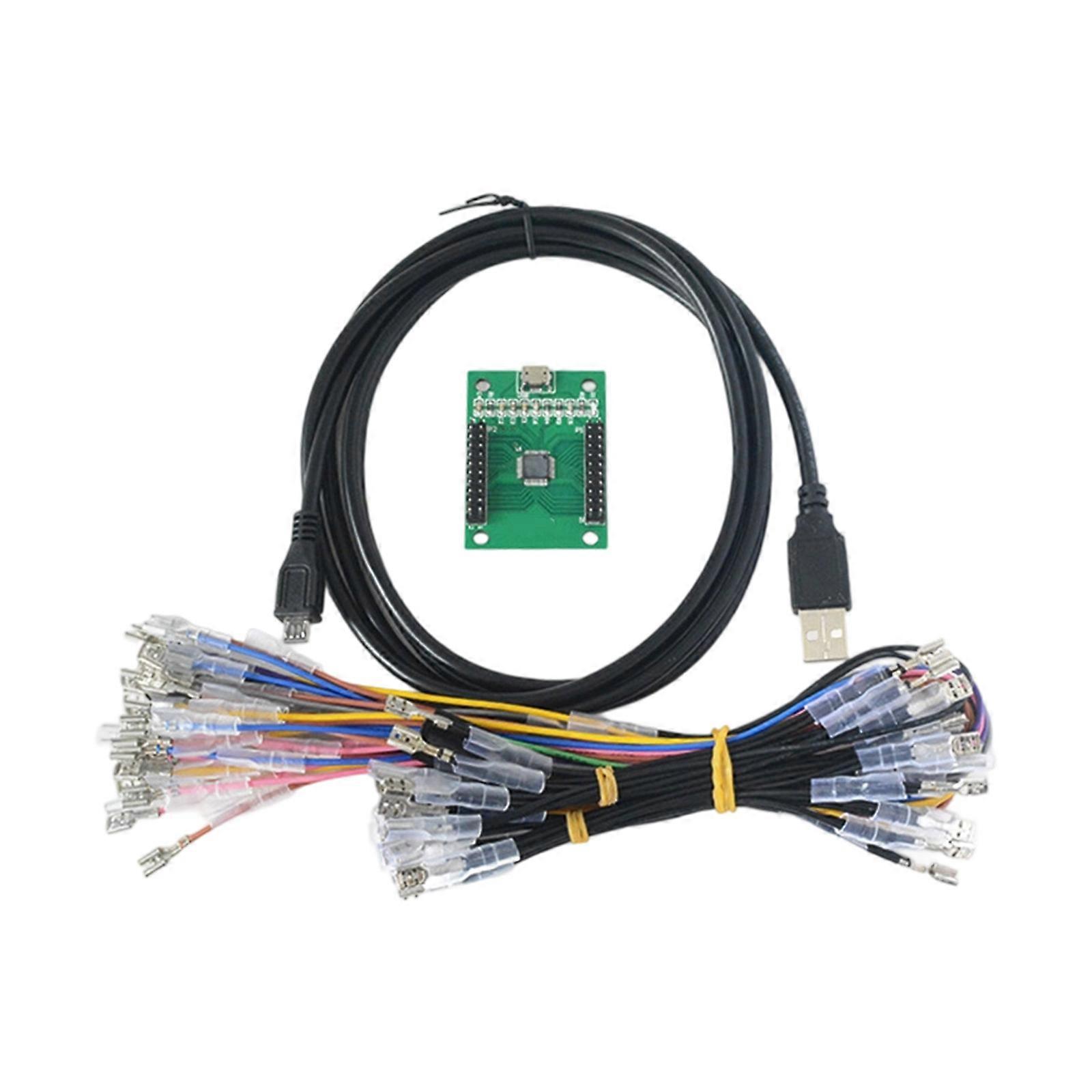 Manette de commande universelle pour PC, compatible avec plusieurs plateformes et systèmes d'exploitation PC (multicolore).