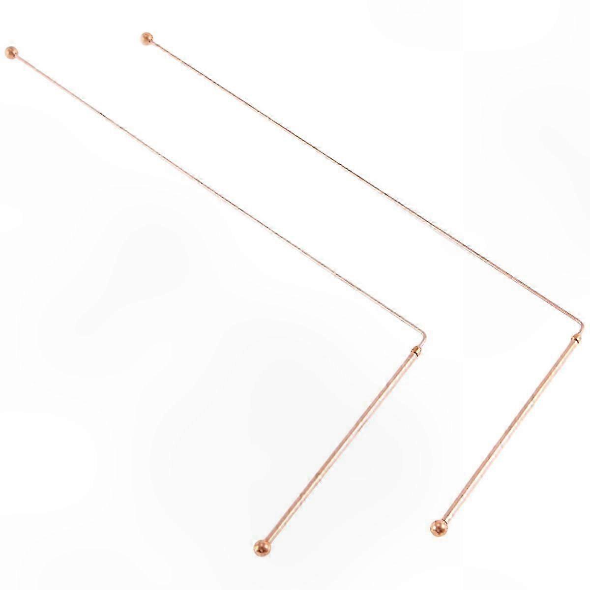 Pure Copper Divining Rods - 2PCS Energy Detector for Water Witching and Dowsing