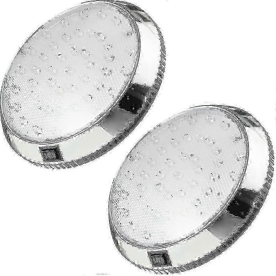 RV interior light with on/off switch, 2pcs 12V LED ceiling dome for caravan