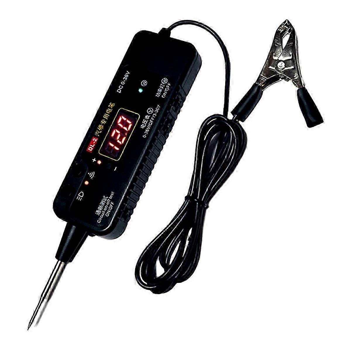 DC 0-36V Vehicle Pulse Sensor Signal LED Light Testing Pen Probe
