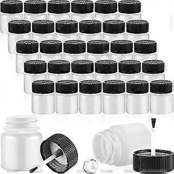 Optimized Touch Up Paint Bottles: 60 Pieces, 30Ml Empty Containers with Brush & Mixing Ball for All Cars