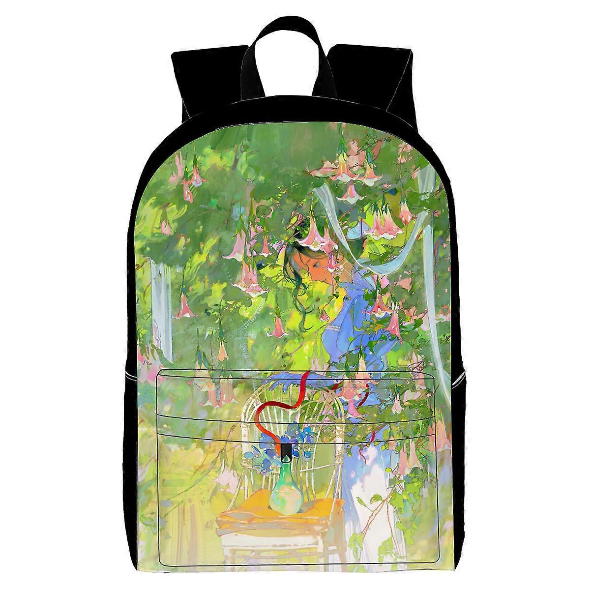 Travel Laptop Backpack, Fits 15.6 Inch Notebook, Durable Daypack with Multiple Compartments for Students Business Work U1658