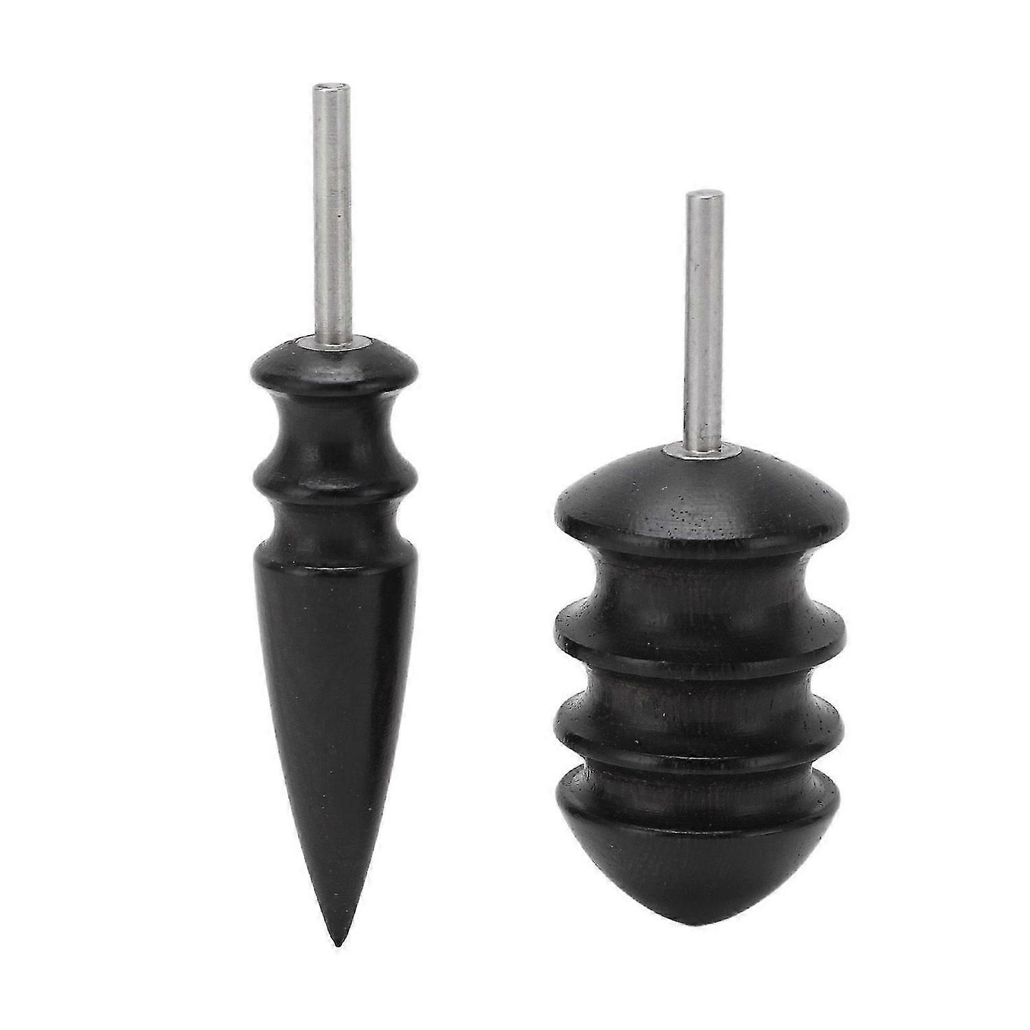 2025 Latest Model 2pcs Leather Burnisher Pointed Tip Round Edge Trim Metal