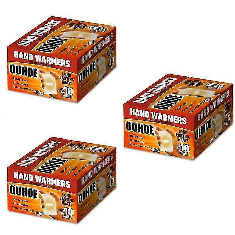 3X 10Pcs Keep Warm Warming Patch Feet Self-heating Cold-proof Heating Paste Hand Warmer