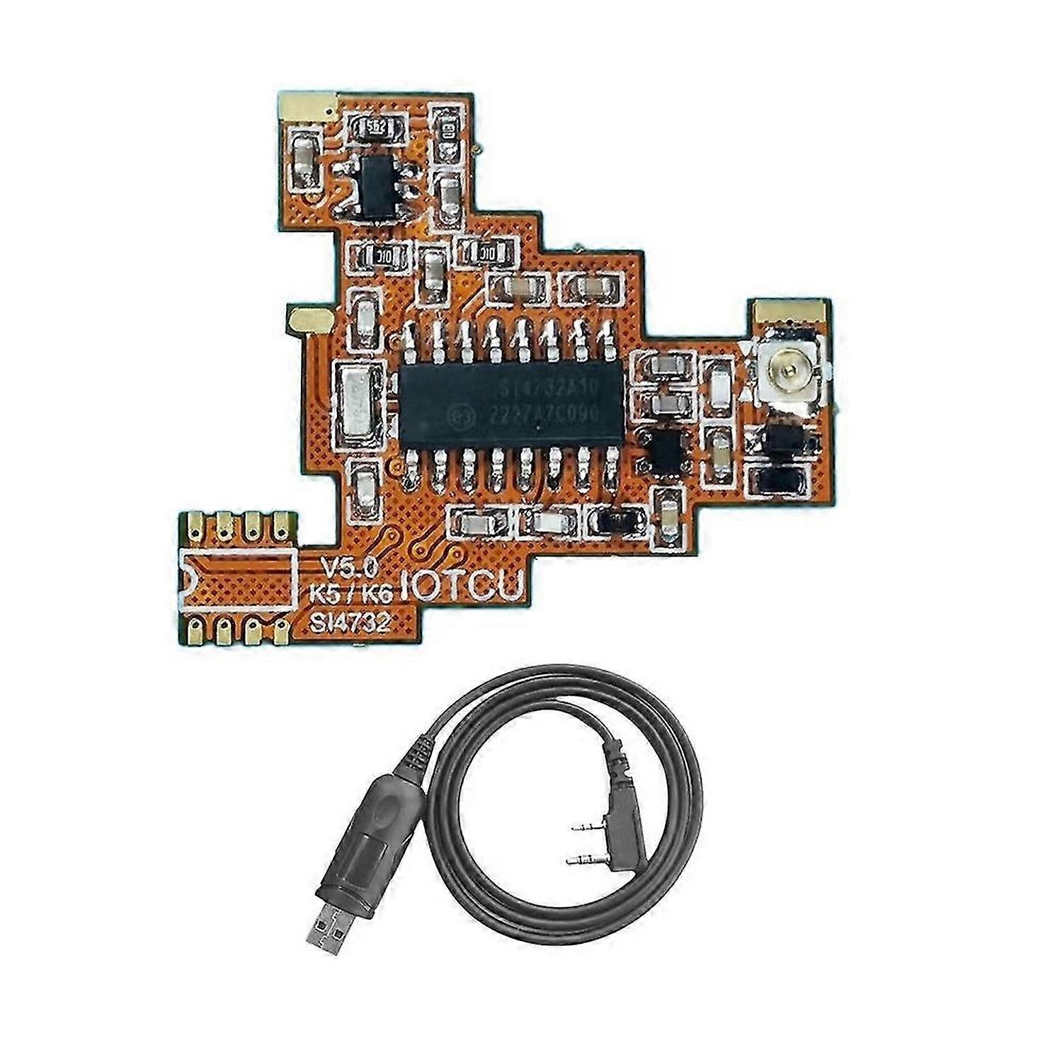 SI4732 V5.0 FPC Modification Module&USB Cable for K5 K6 HF Shortwave Full Band/Single Sideband Reception