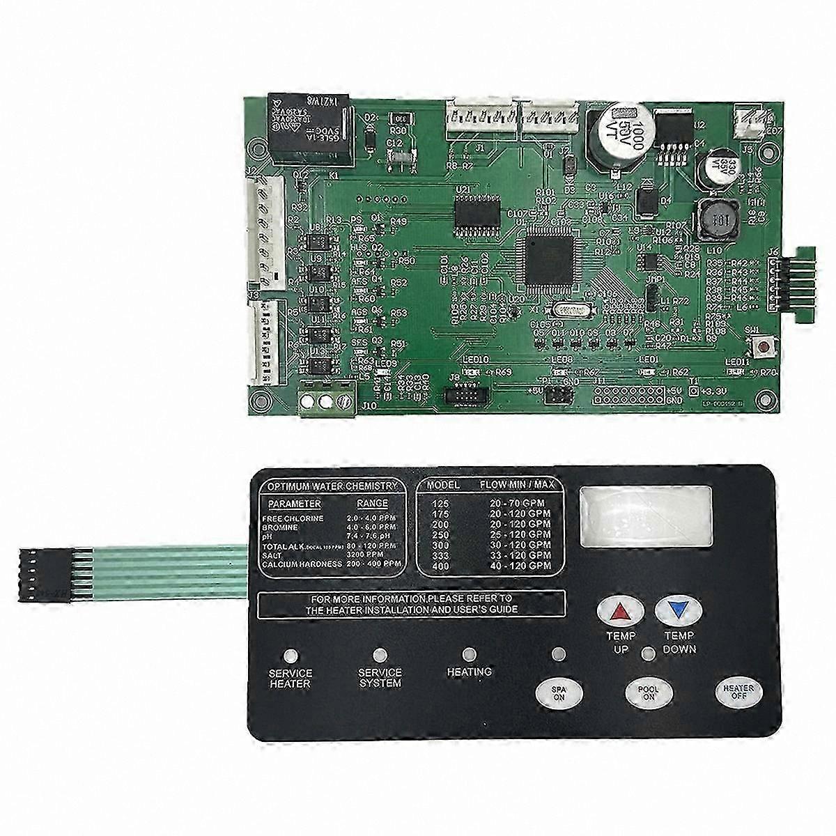 Replacement Control Board Kit with Switch Pad for LP Series Pool and Spa Heaters
