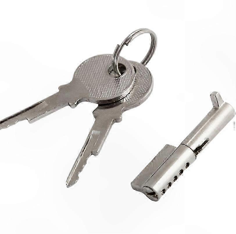 Adjustable Sliding Door Lock for Glass Display Freezers, Secure Double Door Solution (34x11x6.8)