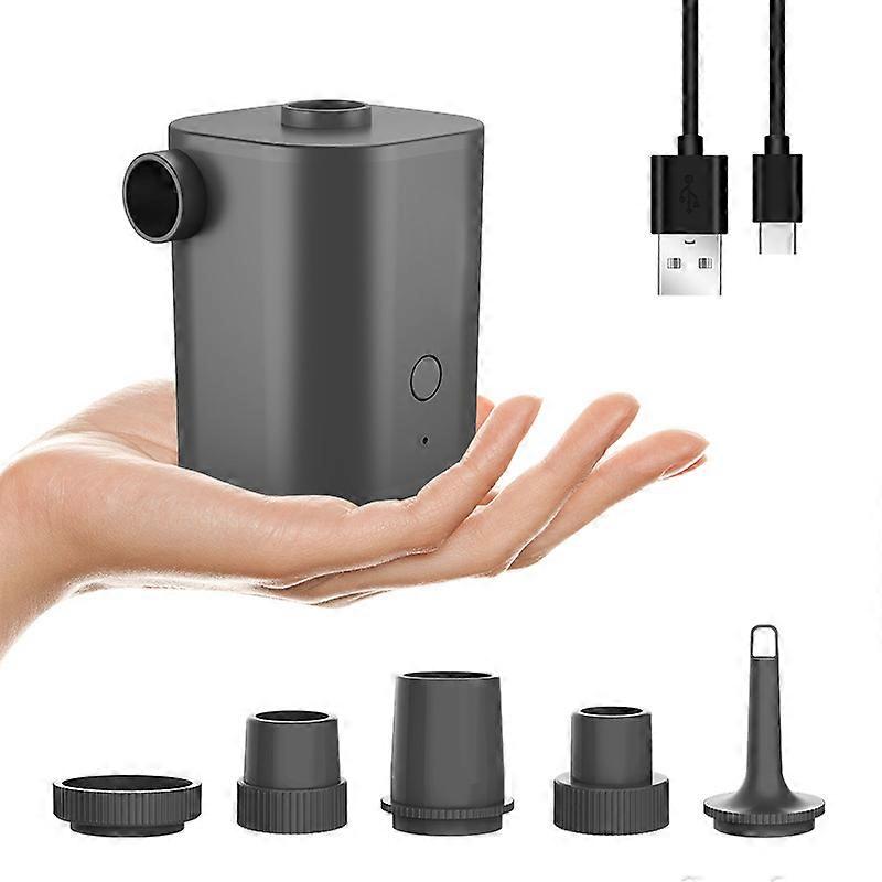 Mini Electric Inflator Pump Gray