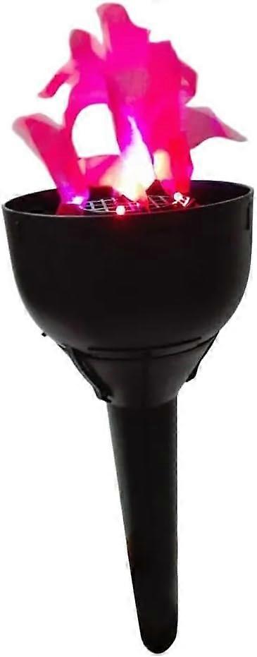 4 In 1 LED Flame Simulation Torch Handheld Or Hanging Use Safe Warm Light For Camping Outdoor Events