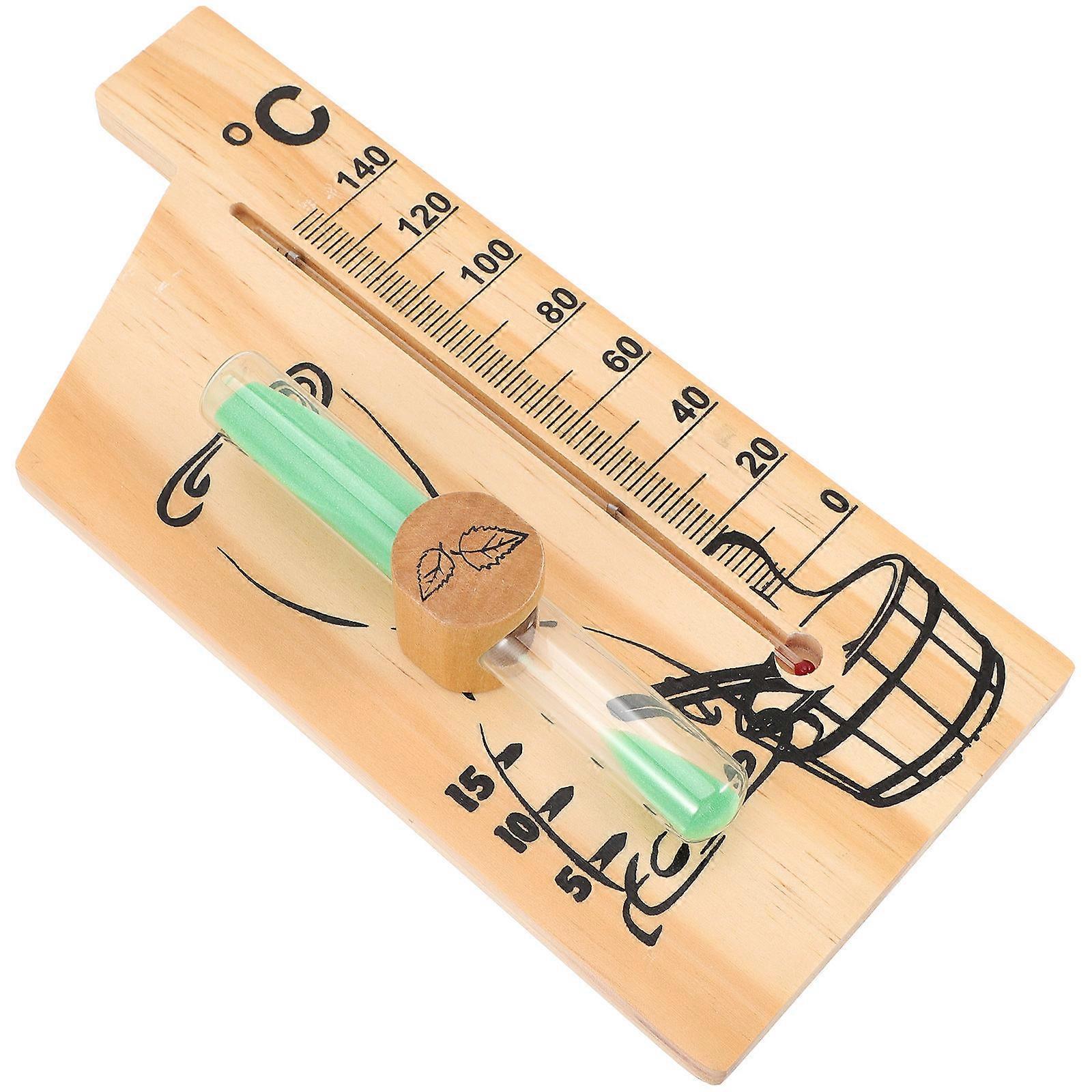Wooden Hourglass Timer Sauna Used Hourglass for 3Pcs 15-Minute Sessions
