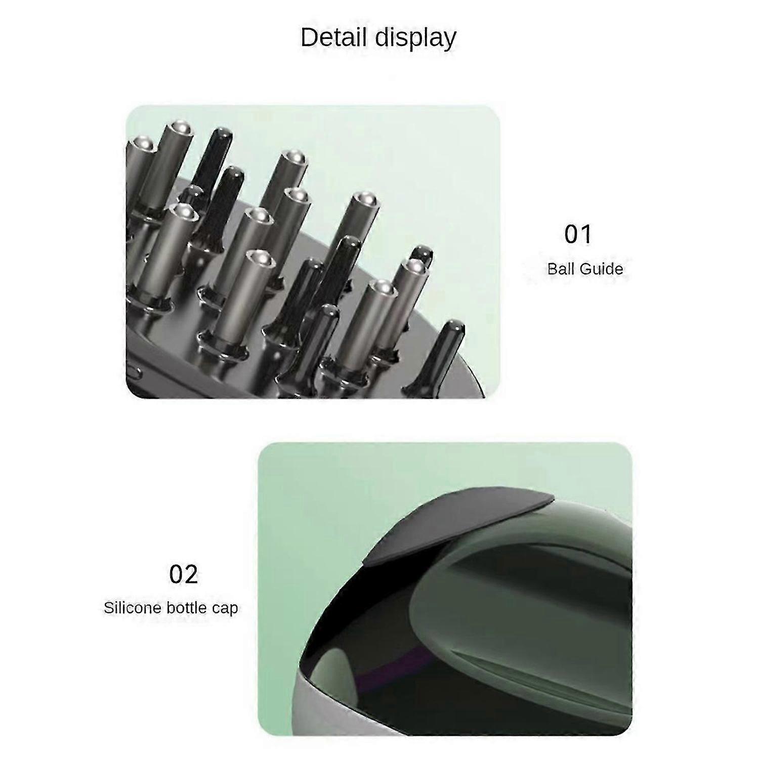 Hair Oil Applicator Scalp Massager Scalp Applicator Fluid Comb,B