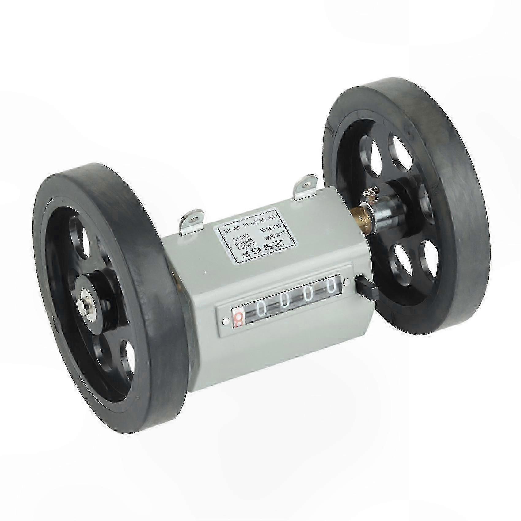 Z96-F Mechanical Distance Meter Counter with Double Rolling Wheel, Measures 1-99999 Units