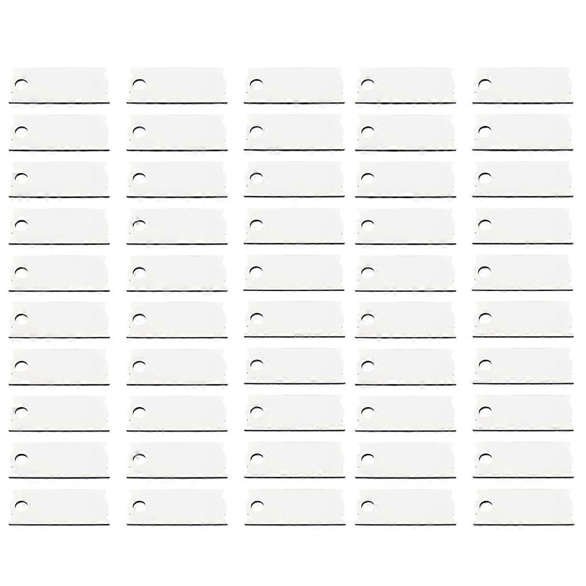 50PCS Sublimation Name Plates Holder Blanks for 
