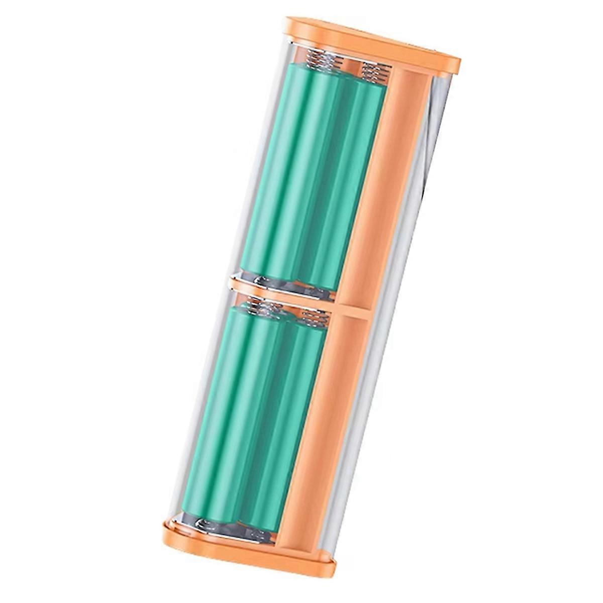 6x18650 Power Bank Case 22.5W Fast Charging Powerbank Case Orange