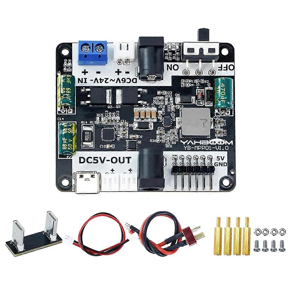 For 5 Power Supply Expansion Board with Various Power Input Output Interface for NANO STM32 Robot