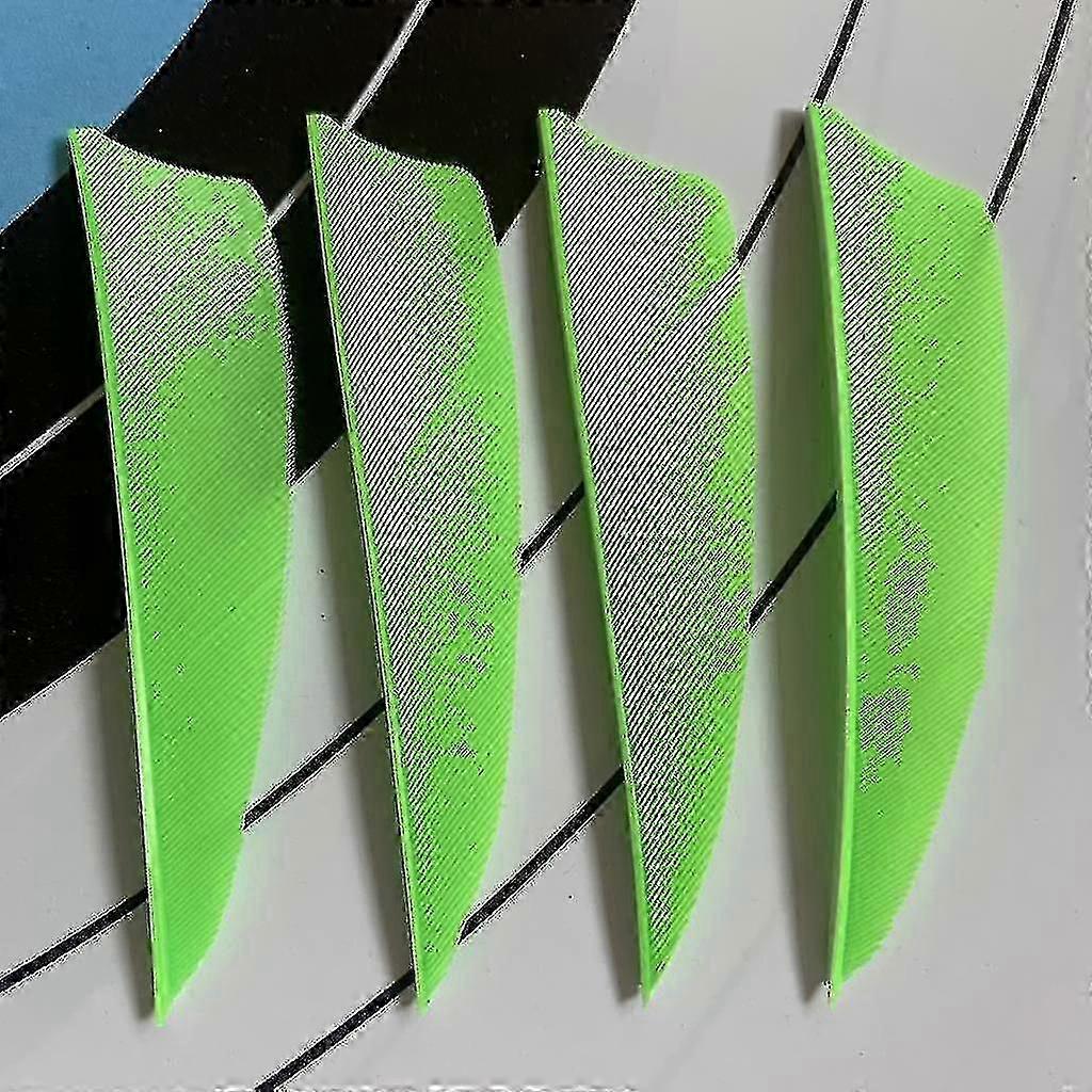 50pcs 3" Shield Cut Fletching Arrow Feathers Turkey Feather Archery Arrow Accessories Fletches Feathers Real Nutral 3 Inch