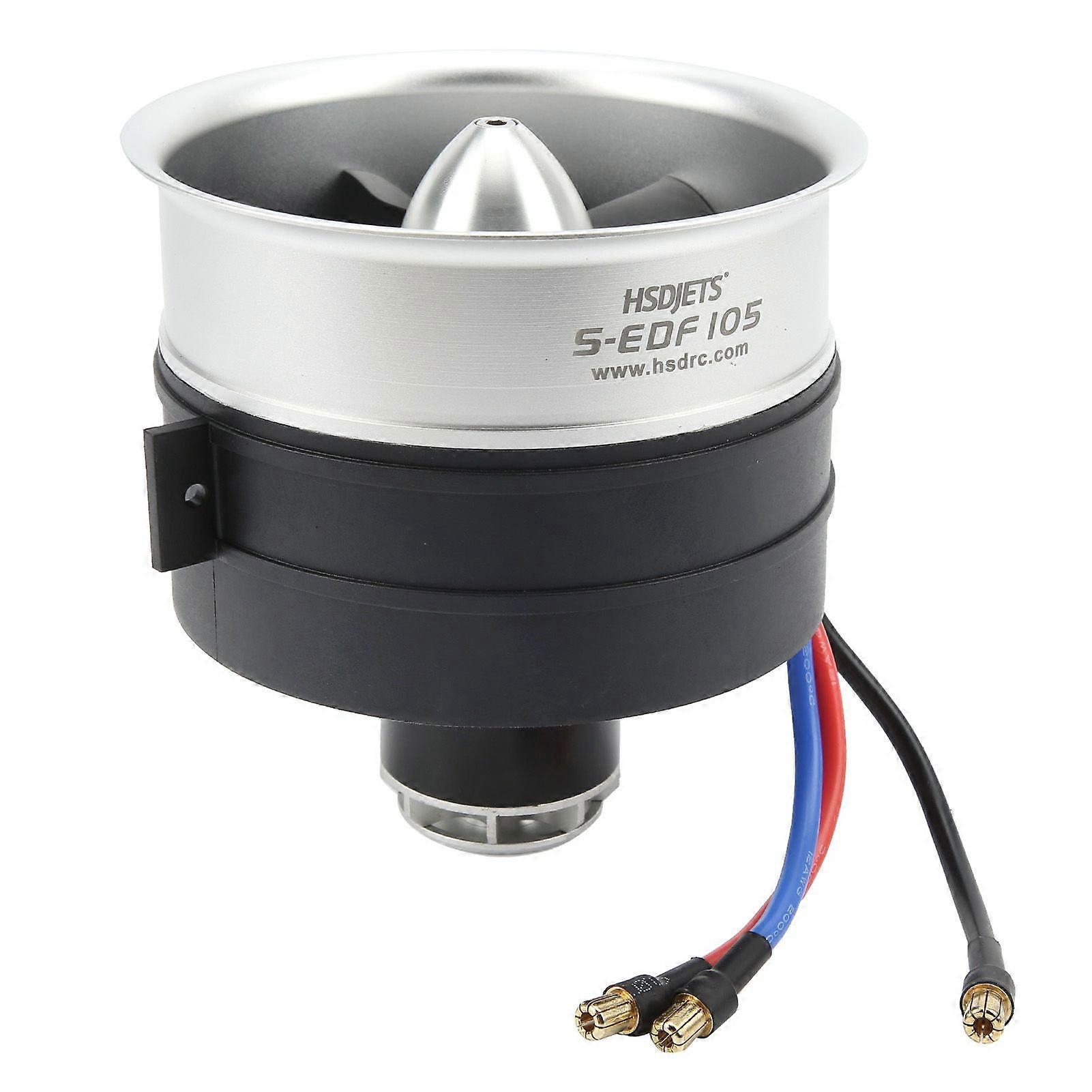 RC 105mm SEDF Electric Ducted Fan Semimetallic 11 Blades with Motor for RC Plane