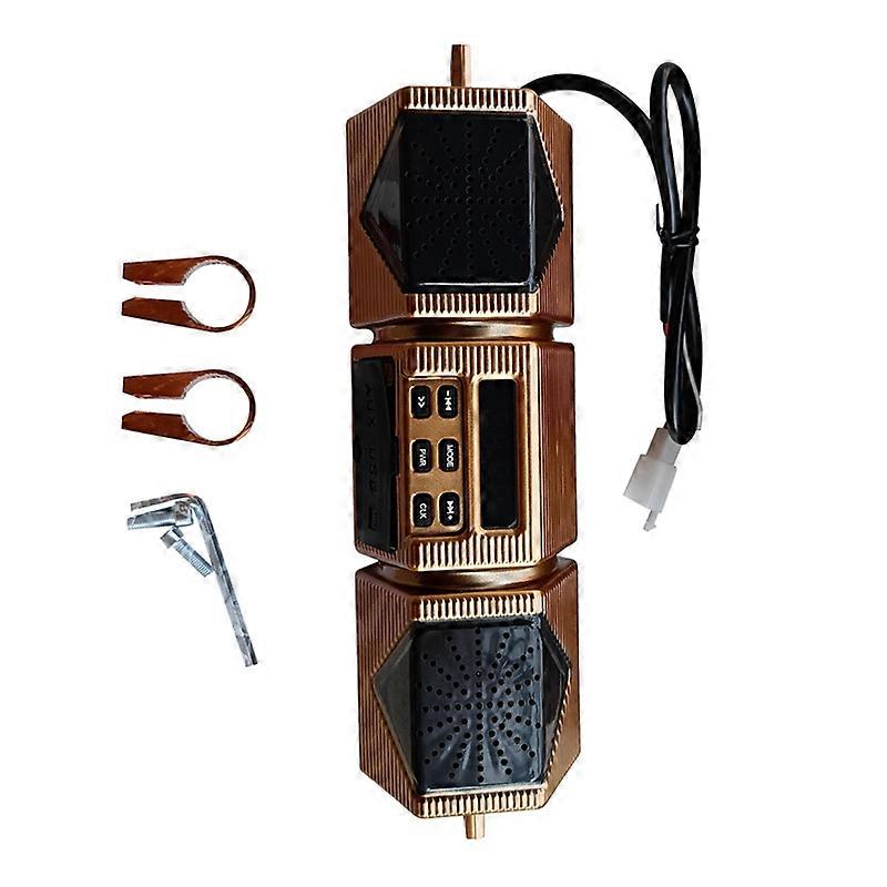Simple Motorcycle Universal Stereo Speaker Bluetooth Amplifier Bluetooth Compatible V2.1 And Technology MP3 Music Player