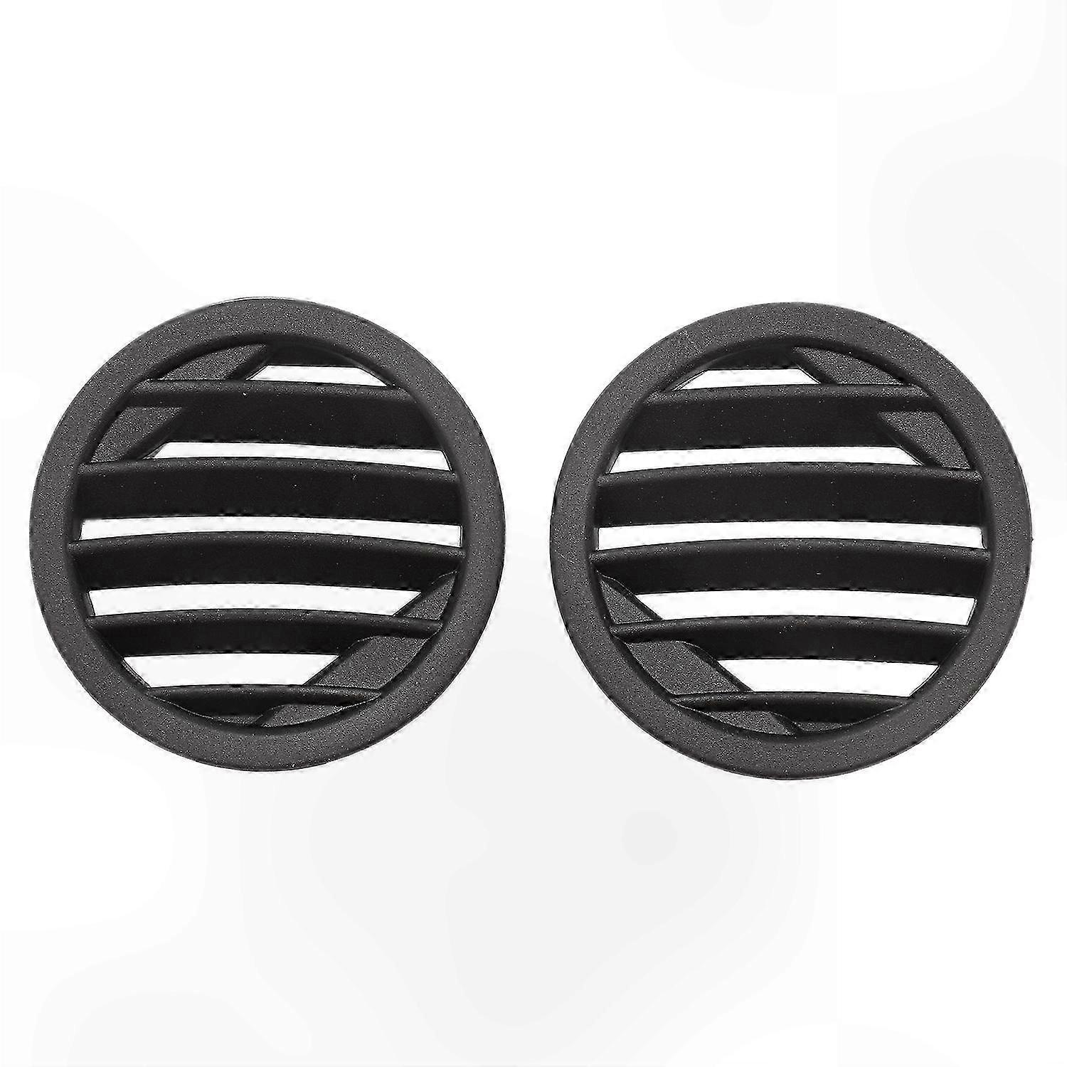 Universal Black ABS Dashboard Vent Grilles for 2009-2015 Car Models