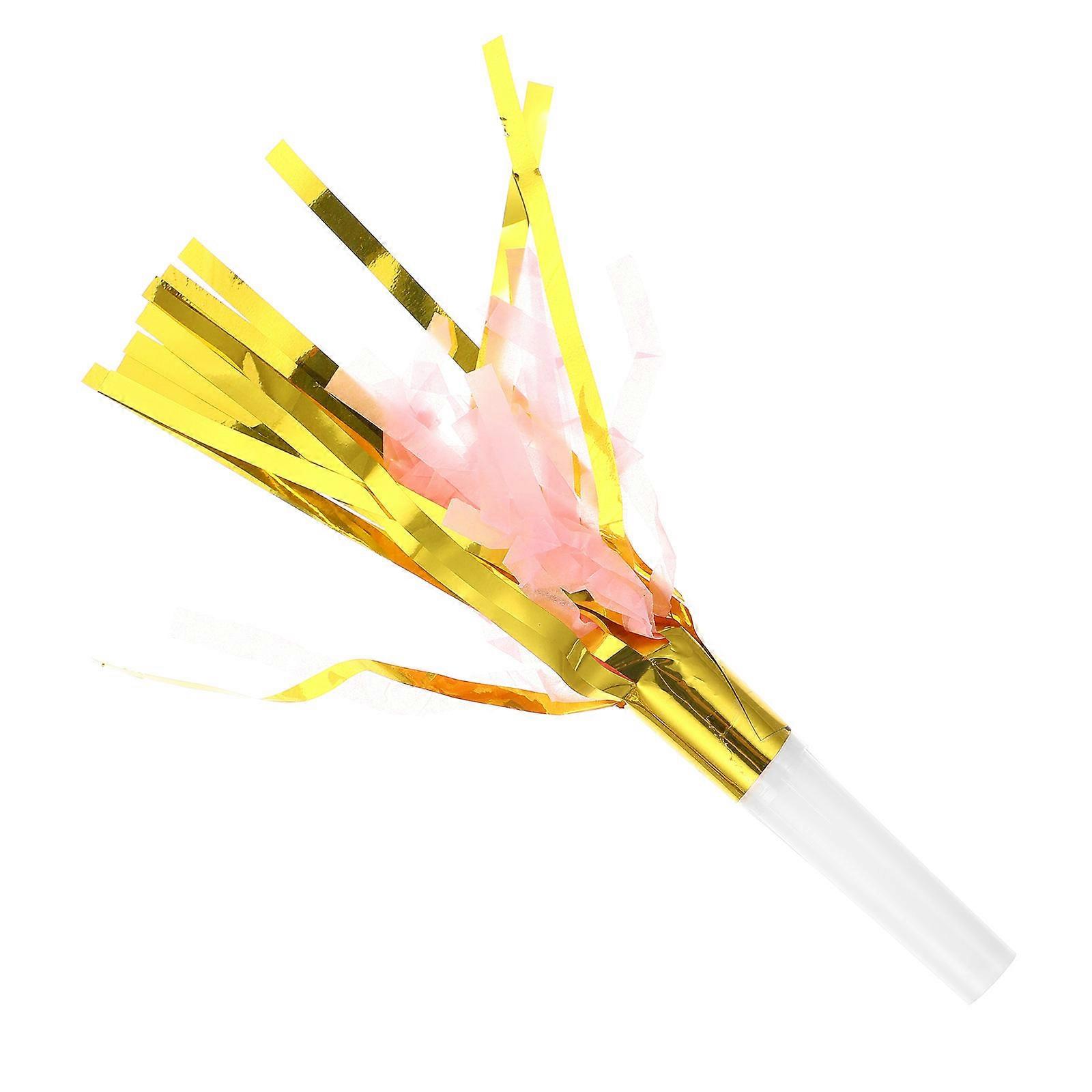 Colorful Tassel Whistle Party Blower Props for Cheering 30Pcs Toy