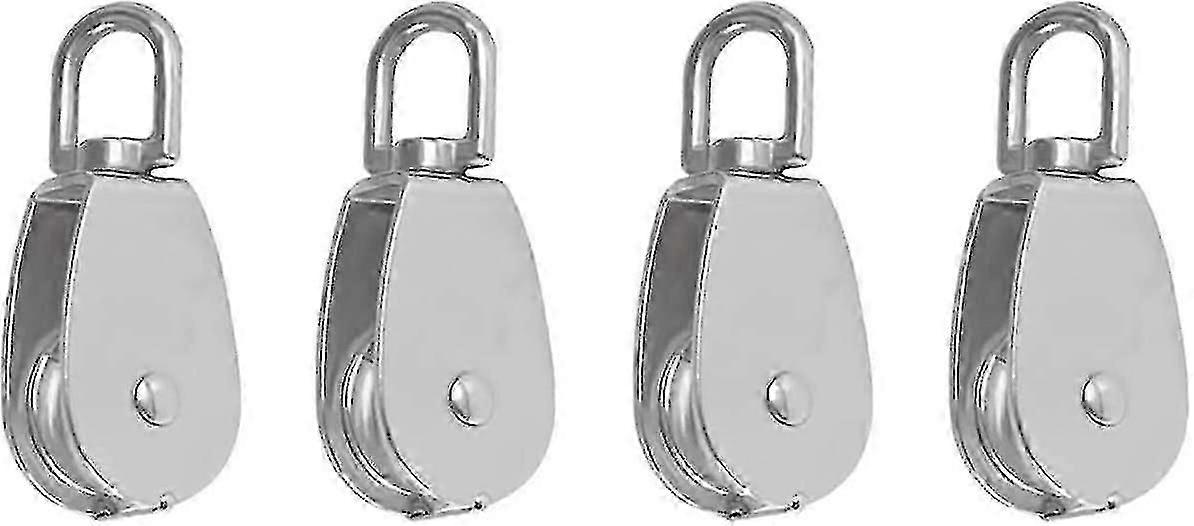 4 M15 Rustfritt stål svingbare remskiver for løfting av enkelthjulsskiver