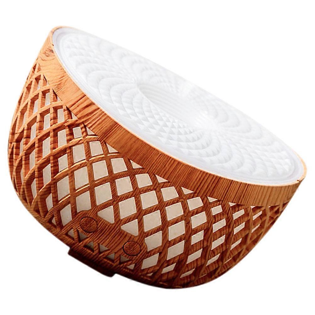 Portable Essential Oil Diffuser Humidifying Office Use Light Brown Mini 1Pcs