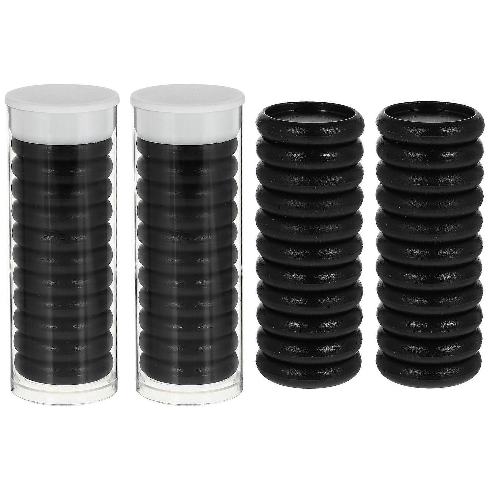 ABS Plastic Binder Rings 88 Pcs in Black for Easy Memo Filing Notebooks Planners Suitable for Home Office and School Occasions