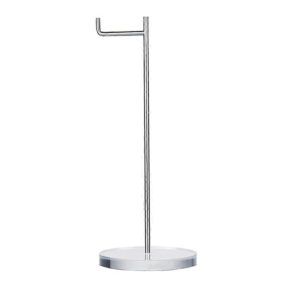 Headphone Holder Silver Acrylic Stand for Storage 2Pcs Home Use