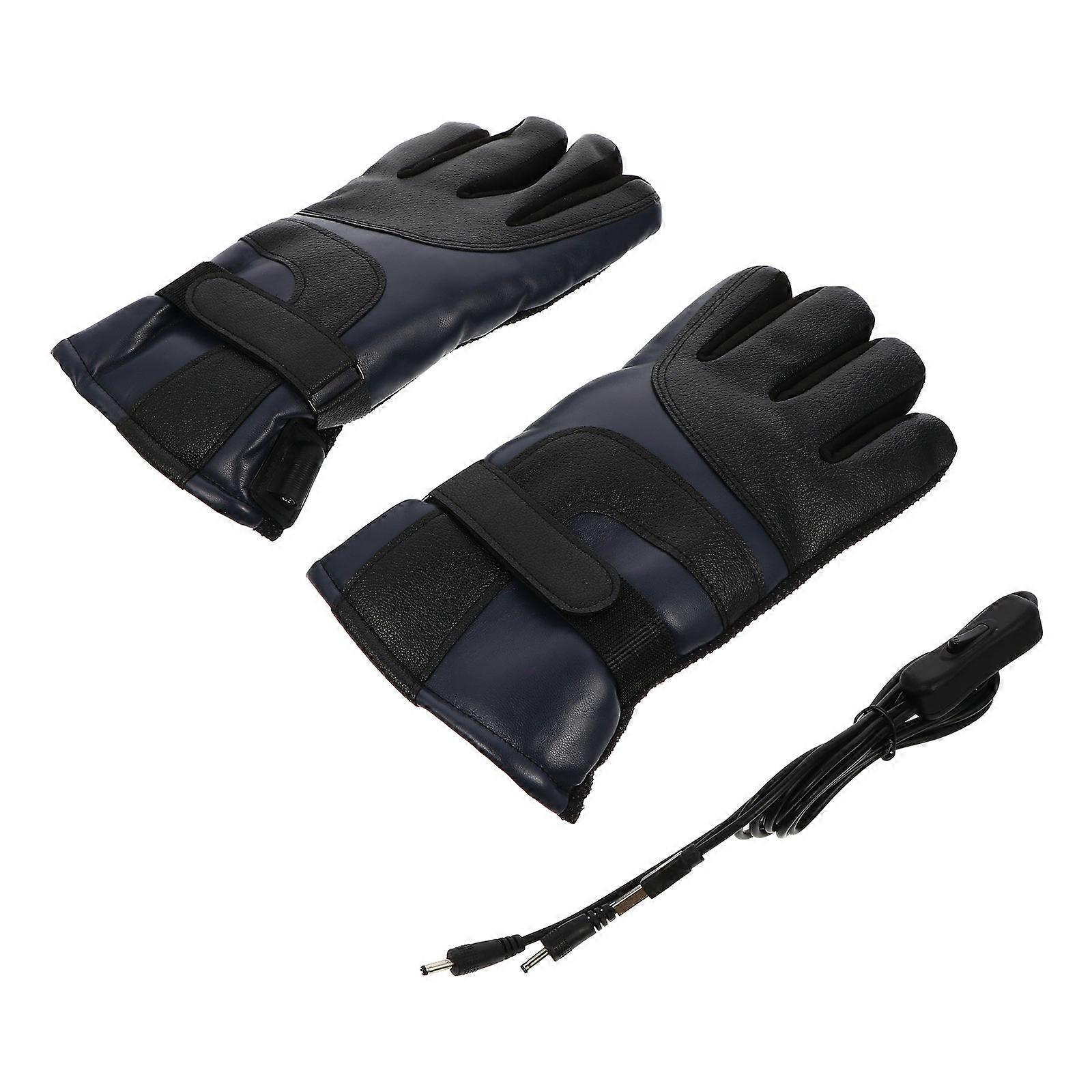 Heated Gloves USB Hands Warm Waterproof Thermal 2Pairs