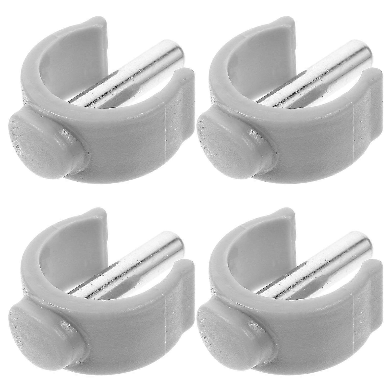 Folding Walker C Clips, 4pcs C Shape Clamp Buckles Replacement for Walking Stick, Cane, Crutches Attachment