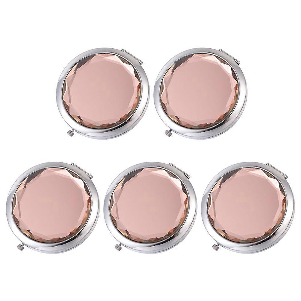 Makeup Double-Sided Mirror Foldable for Makeup 15Pcs Compact Metal Mirrors