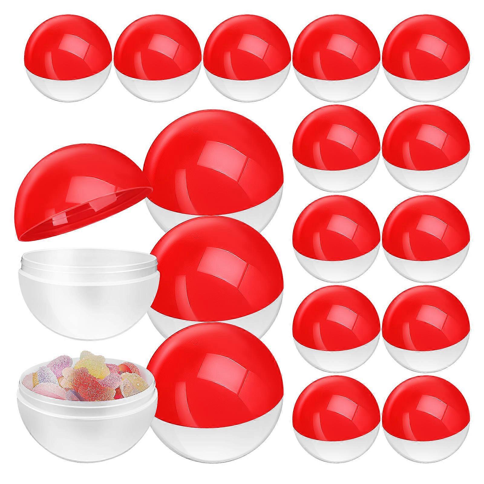 Plastic Gumball Vending Machine Capsules for 80Pcs